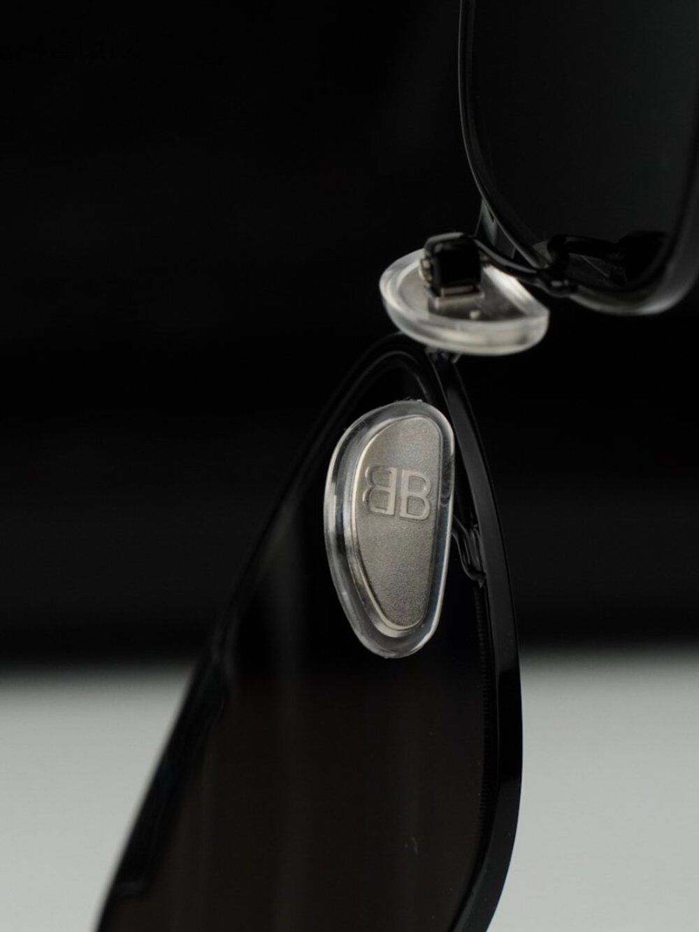 Balenciaga Men Sunglasses Black Grey Geometric BB0277S 001 NEW AUTHENTIC - Picture 7 of 16